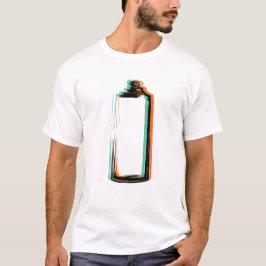 T-shirt Canettes de peinture Abstrait Spray