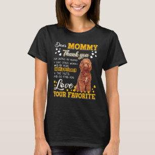 T-shirt Caniche Chère Maman Merci D'Être Ma Maman