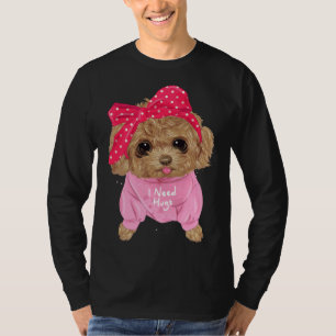 T-shirt Caniche mignon
