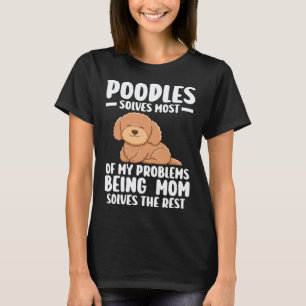 T-shirt caniche résout la plupart de mes problèmes en étan