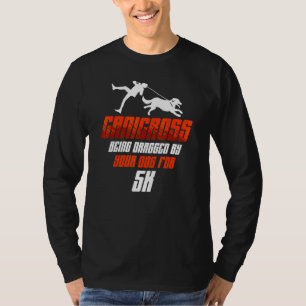 T-shirt Canicross En Train D'Être Dragué Pour 5 000 Chiens