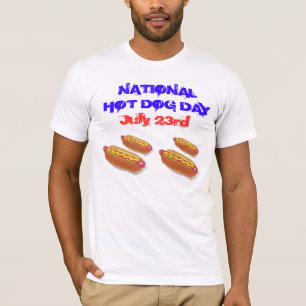 T-shirt Canicule chaude nationale - 23 juillet