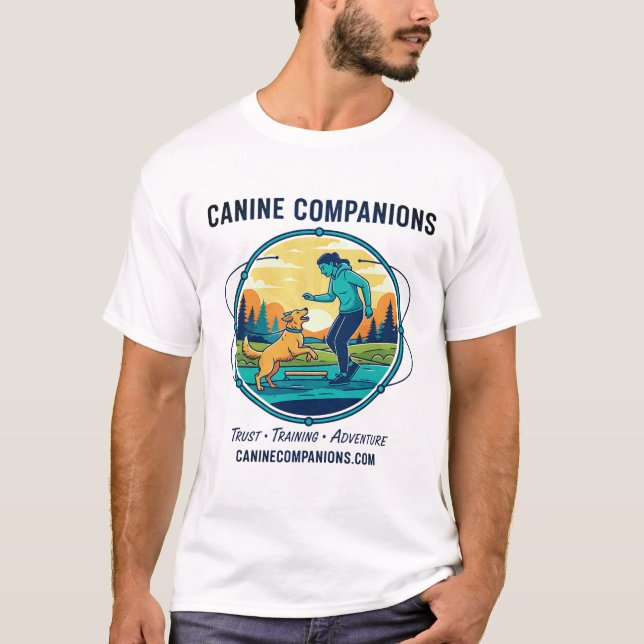 T-shirt Canine Companions Adventure Amoureux des chiens T- (Devant)