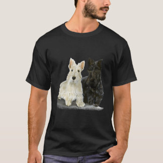 T-shirt Canine des Terriers écossais