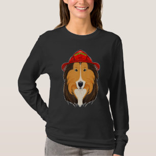 T-shirt Canine Handler I Fireman Chien I Pompier Collie