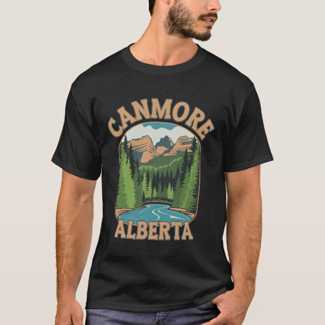T-shirt Canmore alberta. (Devant)