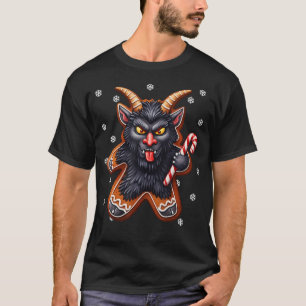 T-shirt Canne à bonbons drôle de bonhomme en pain d'épices