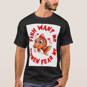 T-shirt Canne à pêche Frog Fisher