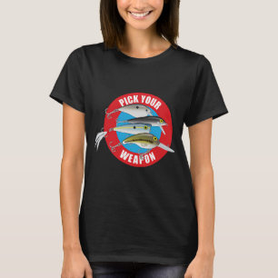 T-shirt Canne à pêche, pêcheur, truite, truite arc-en-ciel