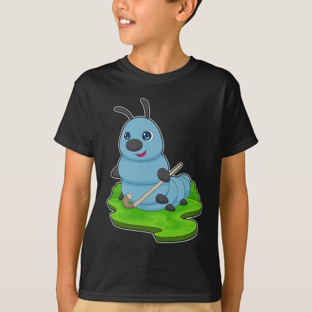 T-shirt Canne de hockey Caterpillar Hockey (Devant)