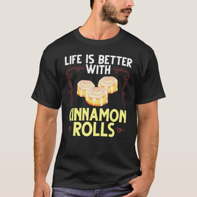 T-shirt Cannelle Roll Buns Recette Gluten Free Keto 1 (Devant)