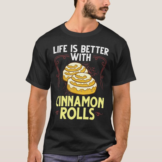 T-shirt Cannelle Roll Buns Recette Gluten Free Keto 3 (Devant)