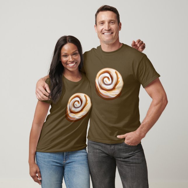 T-shirt Cannelle / Rouleau à cannelle avec glace (Unisexe)