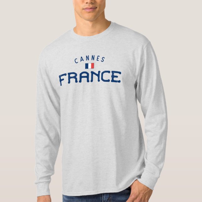 T-shirt Cannes France en détresse (Devant)