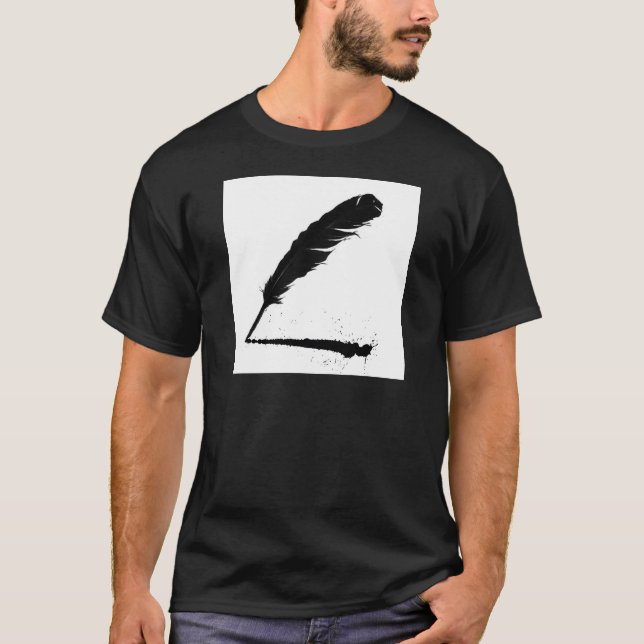 T-shirt Cannette avec l'encre (Devant)