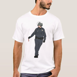 T-shirt Cannette de fil décontractée de spray au poivre 