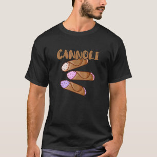 T-shirt Cannoli Pâtisserie Italienne Sicile Ricotta Cui si
