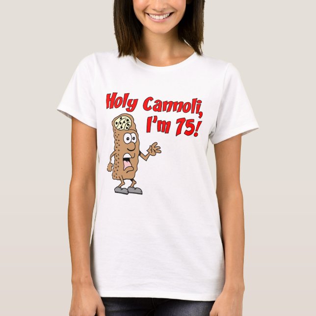 T-shirt Cannoli saint je suis l'humour 75 italien (Devant)
