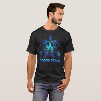 T-shirt Cannon Beach Oregon Ocean Blue Sea Turtle Souvenir