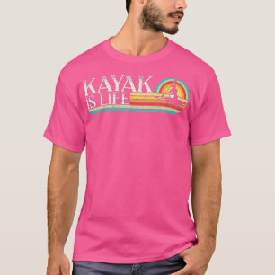 T-shirt Canoë à pédales Kayak Retro Kayak