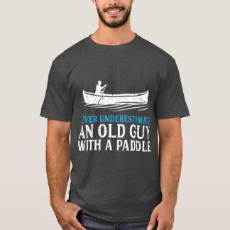 T-shirt Canoë amusant pour hommes Humour aviron canoë Kaya