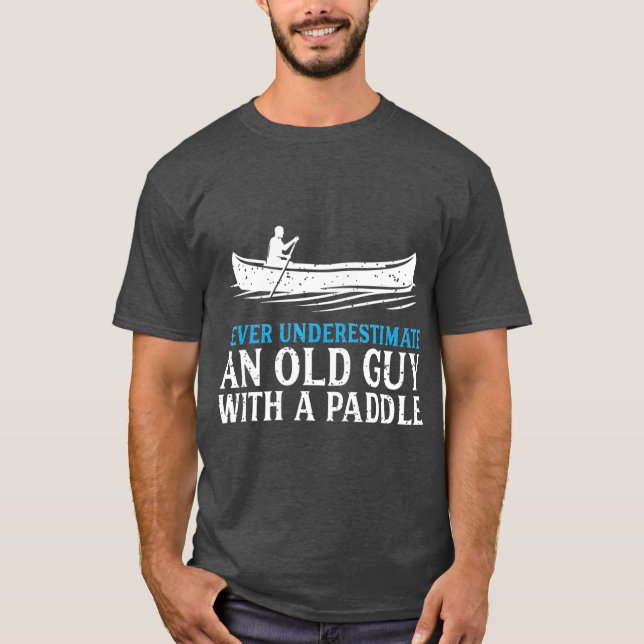 T-shirt Canoë amusant pour hommes Humour aviron canoë Kaya (Devant)