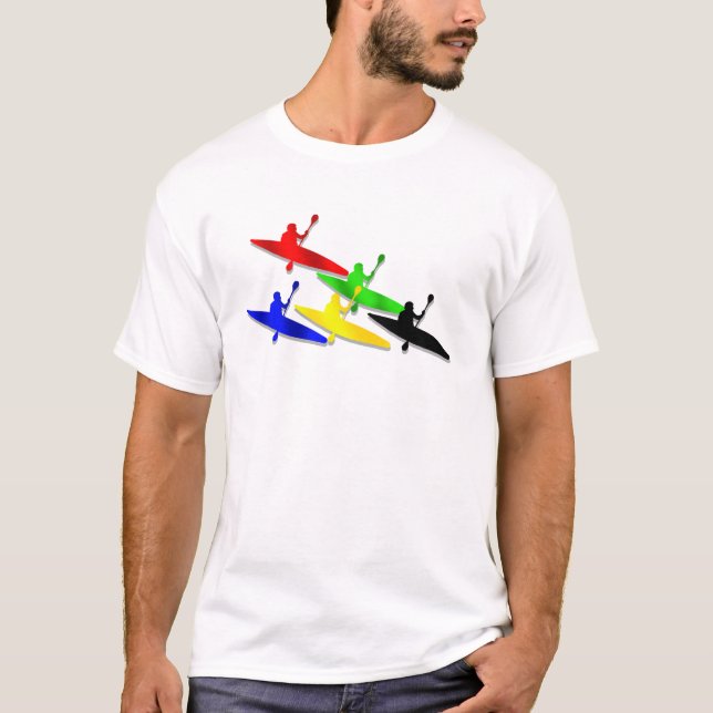 T-shirt Canoë-kayak Canoë sports nautiques kyak (Devant)