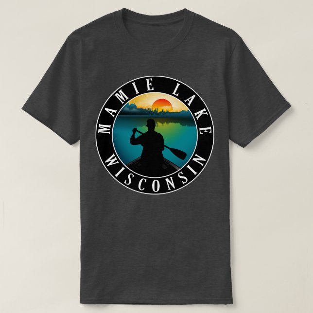 T-shirt Canoë-kayak du lac Mamie 2 (Design devant)