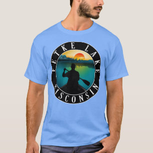 T-shirt Canoë-kayak Fetke Lake Wisconsin
