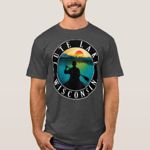 T-shirt Canoë-kayak Jute Lake Wisconsin