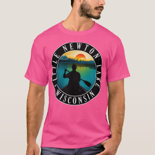 T-shirt Canoë-kayak Little Newton Lake Wisconsin