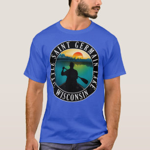 T-shirt Canoë-kayak Little Saint Germain Lake Wisconsin