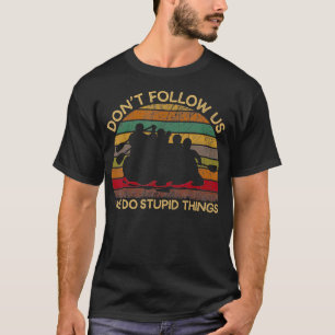 T-shirt Canoë kayak Vintage rétro River rafting drôle G