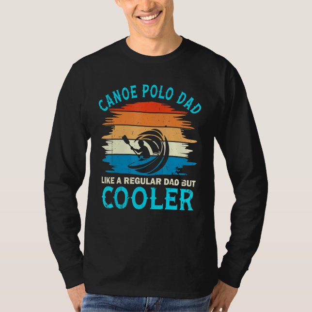 T-shirt Canoe Polo Papa Tu Parles Le Paddle Polo Clouthing (Devant)