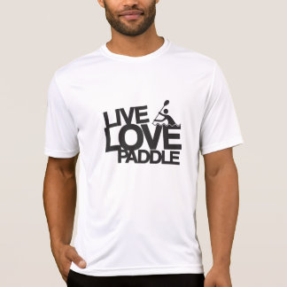 T-shirt Canoë vivant de kayak de la palette | d'amour