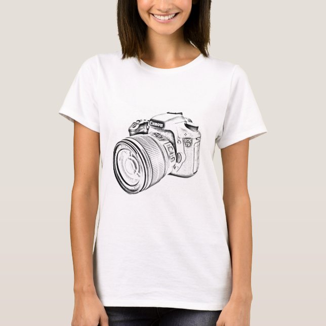 T-shirt Canon 7d (Devant)