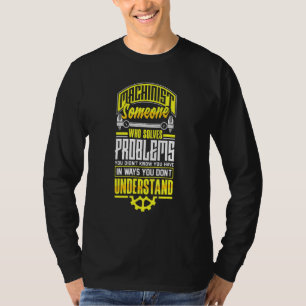 T-shirt Canon D'Usinage Machiniste Métalworker Cnc