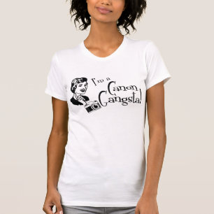 T-shirt Canon Gangsta