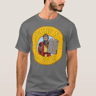 T-shirt Canons N Moses Pâque Juive Pun Défense Israélienne