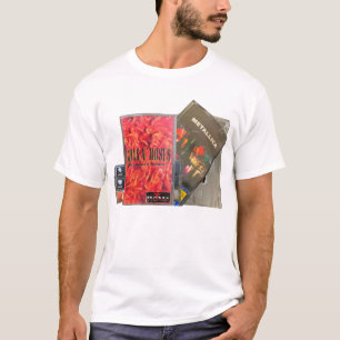 T-shirt canons n'rose, métallique.