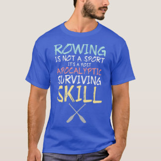 T-shirt canot à ramer canot rangée kayak rameur 10