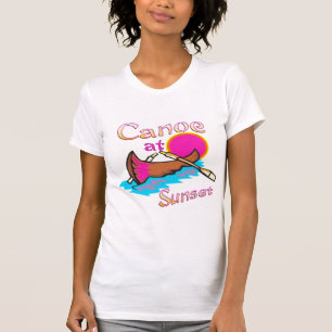 T-shirt Canot de camping