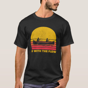 T-shirt Canotage Canoë Méditation Flux Kayak