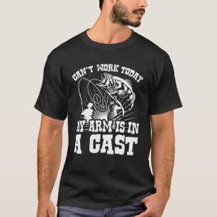 T-shirt Cant Travailler aujourd'hui Mes bras dans une cast