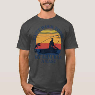 T-shirt Cant Work Today Mon bras est dans un moulage Vinta