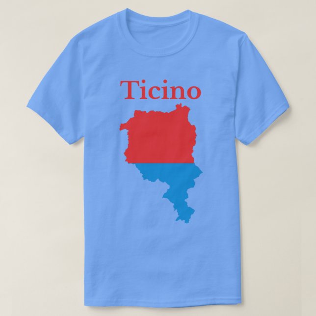 T-shirt Canton du Tessin Suisse (Design devant)