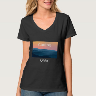 T-shirt Canton Ohio Mountain sunset hometown