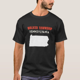 T-shirt Canton Walker Pennsylvania USA State America Tra