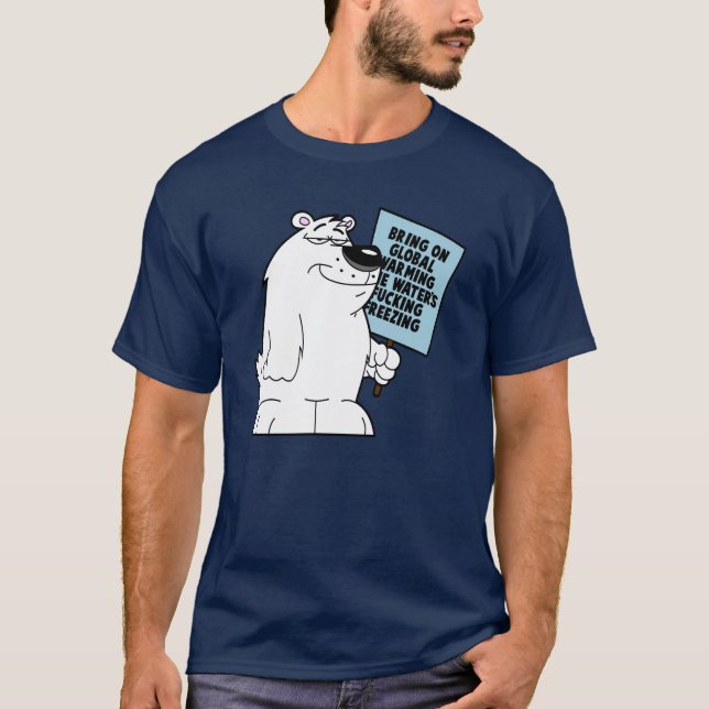 T-shirt Canular de réchauffement climatique (Devant)