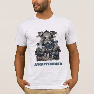 T-shirt Canvas Tapisserie Deutscher Jagdterrier Imprimer A